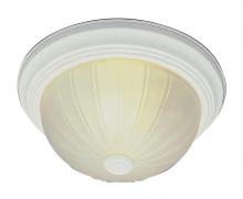 Trans Globe 13213-1 AW - 2LT FLUSH-MED-FRST MELON GLASS