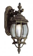 Trans Globe 4053 RT - Francisco 1-Light Outdoor Beveled Glass Coach Wall Lantern