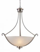 Trans Globe 70664 BN - 3LT PENDANT-CURVED ENDS-BN