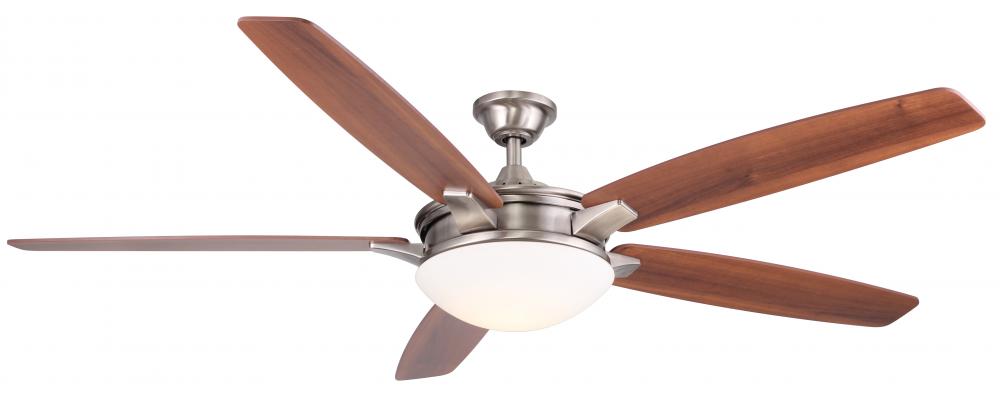 Novato Nickel 70 Inch Ceiling Fan