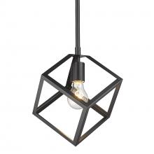 Golden 2086-M1L BLK - Cassio Mini Pendant in Matte Black