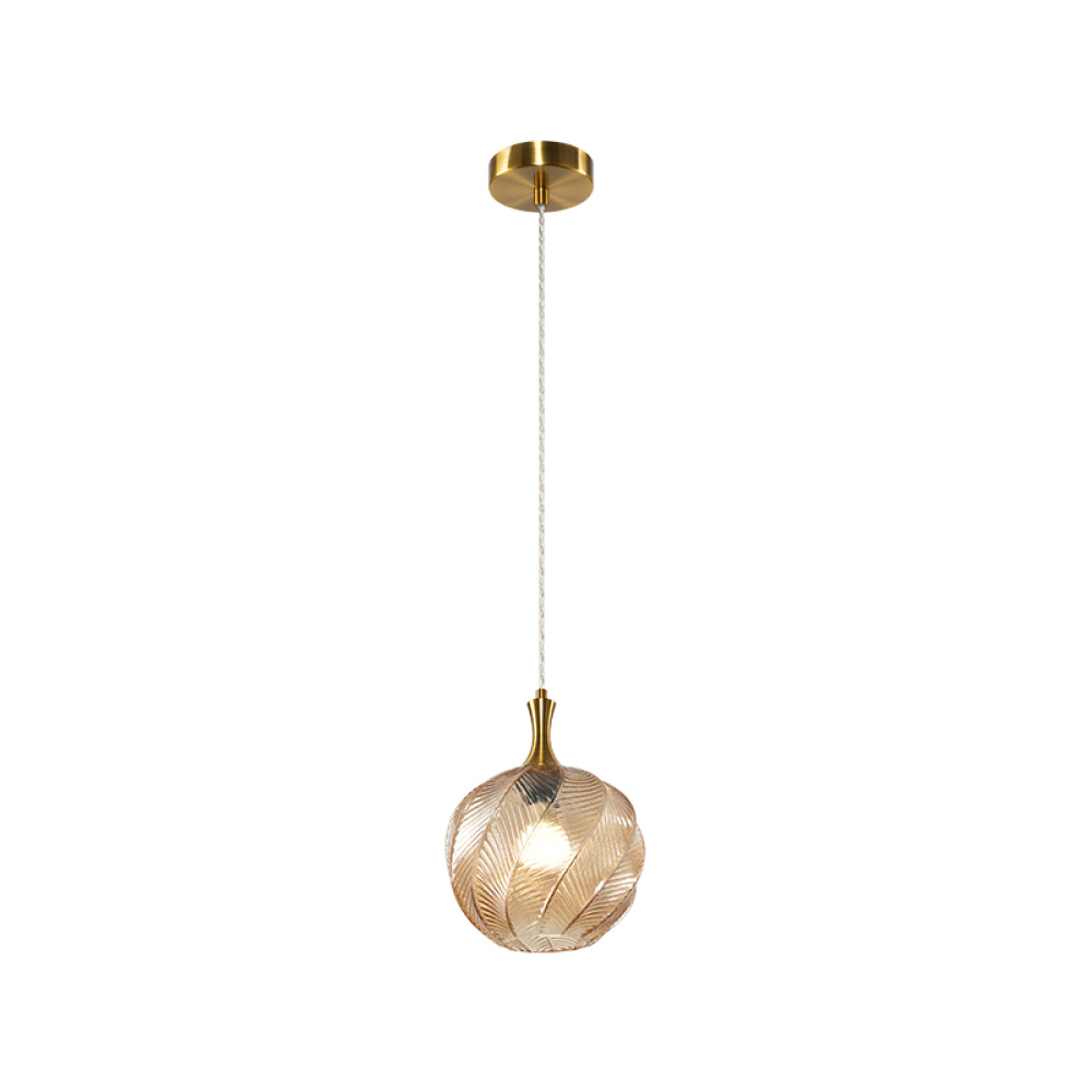 Eesha Aged Gold Brass Pendant