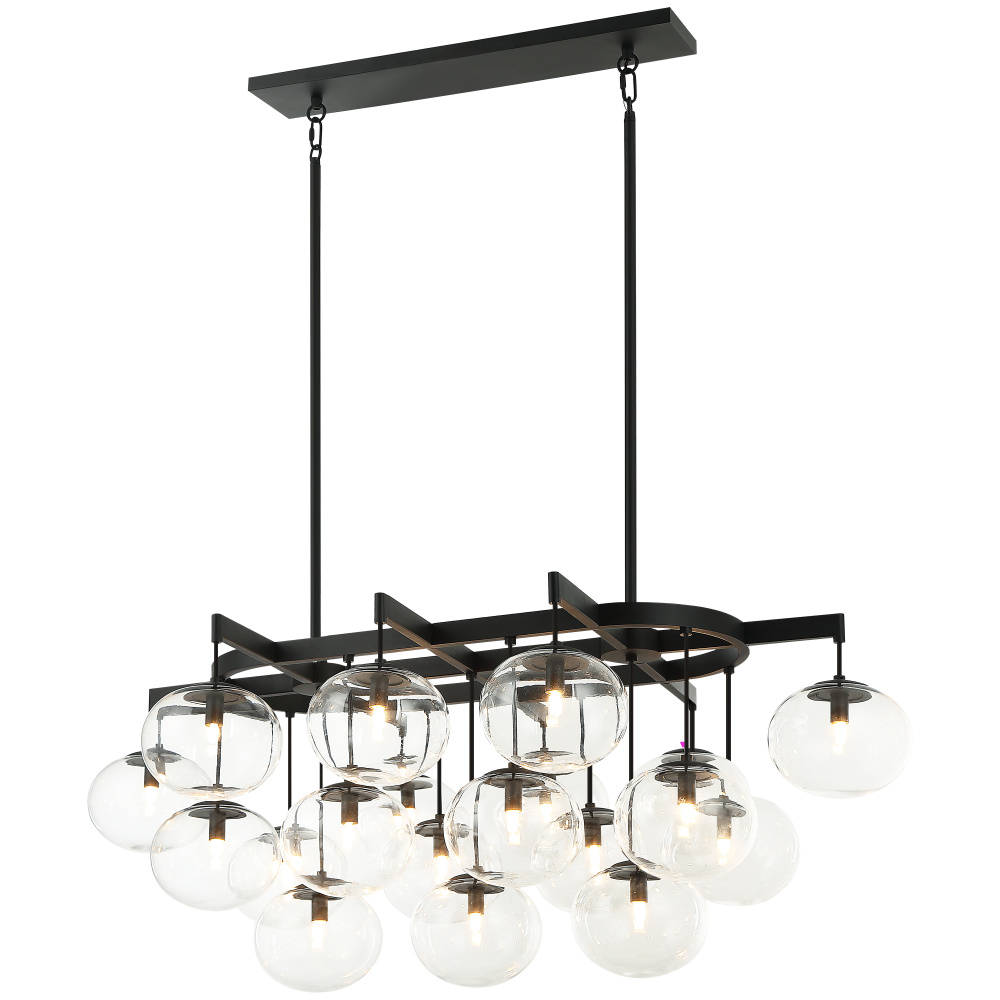 Bulbus Matte Black Pendant