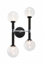 Matteo Lighting W75304BKCL - Stellar Wall Sconce