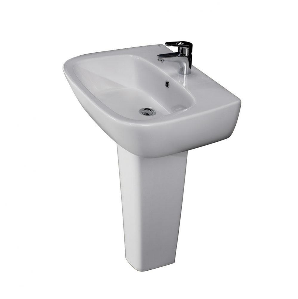 Elena Ped Lav Column White