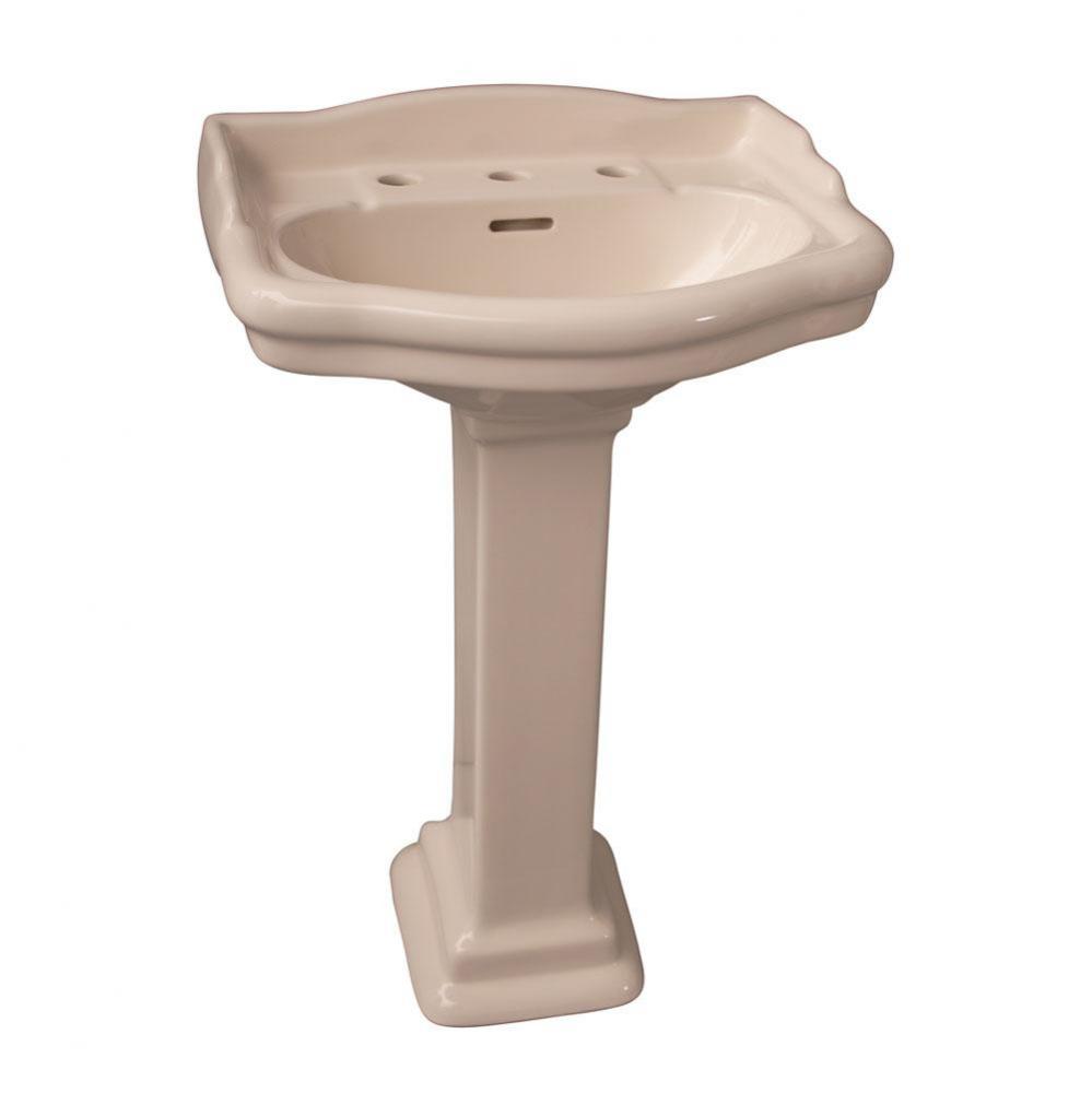 Stanford 550 Pedestal Lavatory , 8''cc, Bisque