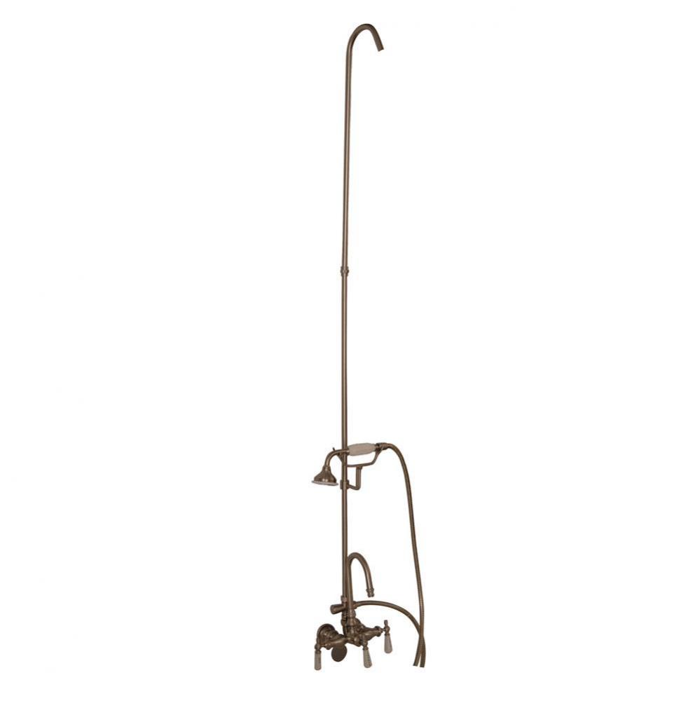 Converto Shower w/Handheld Shr , Riser, Acry Tub, Brush Nick