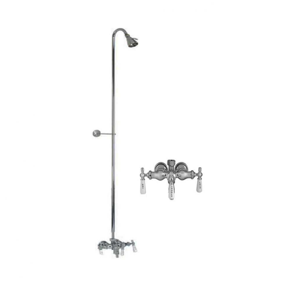 Diverter Faucet, Old Style Fct , For CI tubs, Polished Chrome