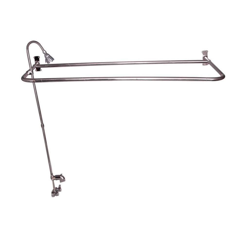 Converto Shower w/48'' D-Rod,  Code Spout,Polished Nickel