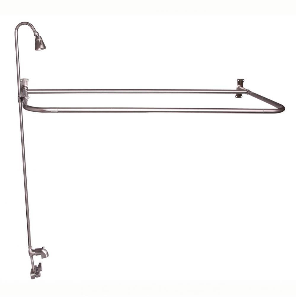 Converto Shower w/54'' D-Rod,  Code Spout, Brushed Nickel