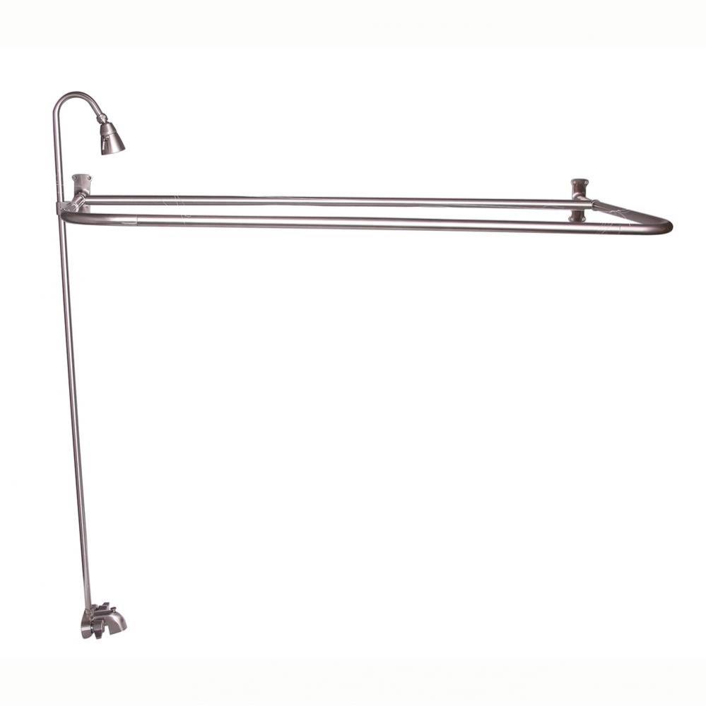 Converto Shower w/48'' D-Rod,  Fct, Riser,Brushed Nickel