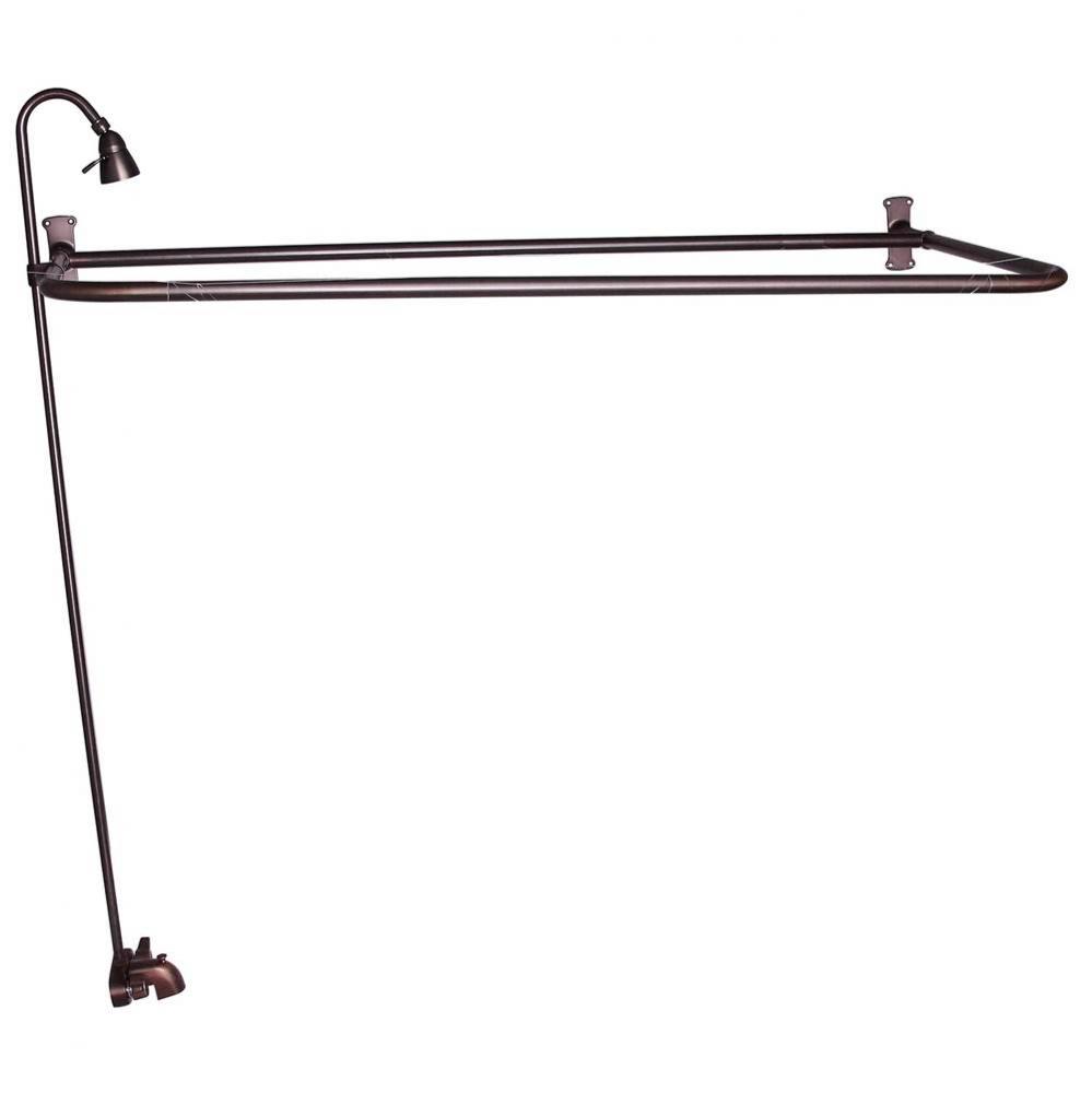 Converto Shower w/48'' D-Rod, Fct, Riser,Oil-Rubbed Bronze