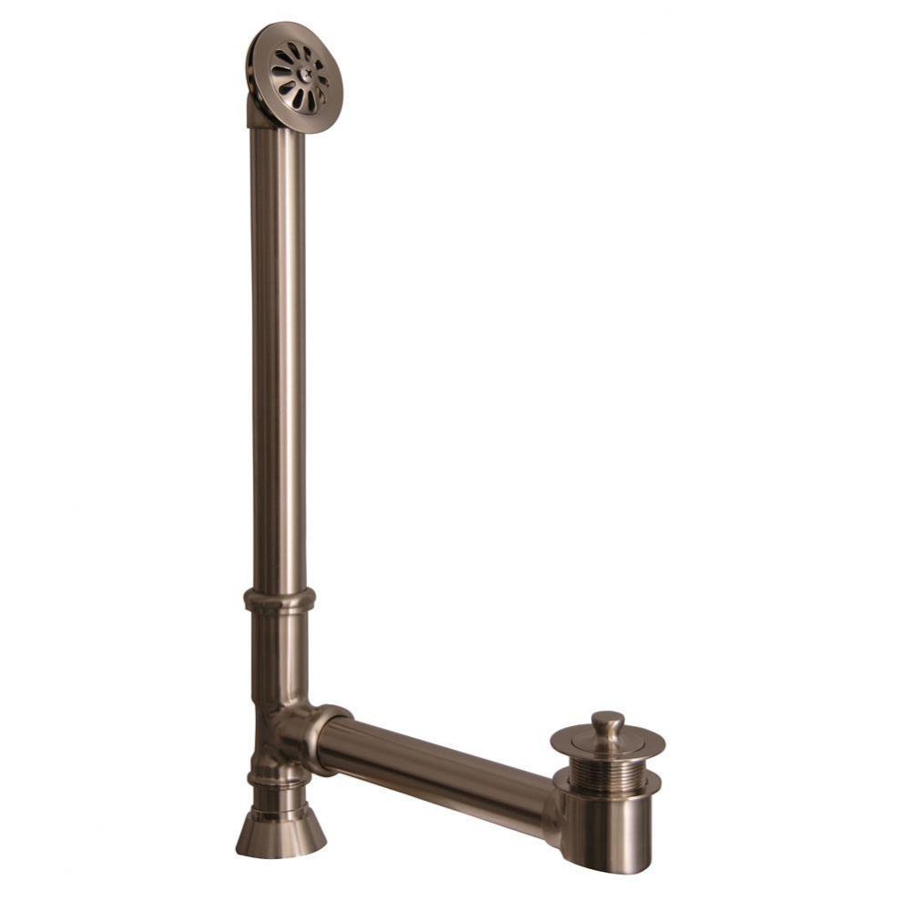 Tub Waste & Overflow, 1 1/2'',  Brushed Nickel