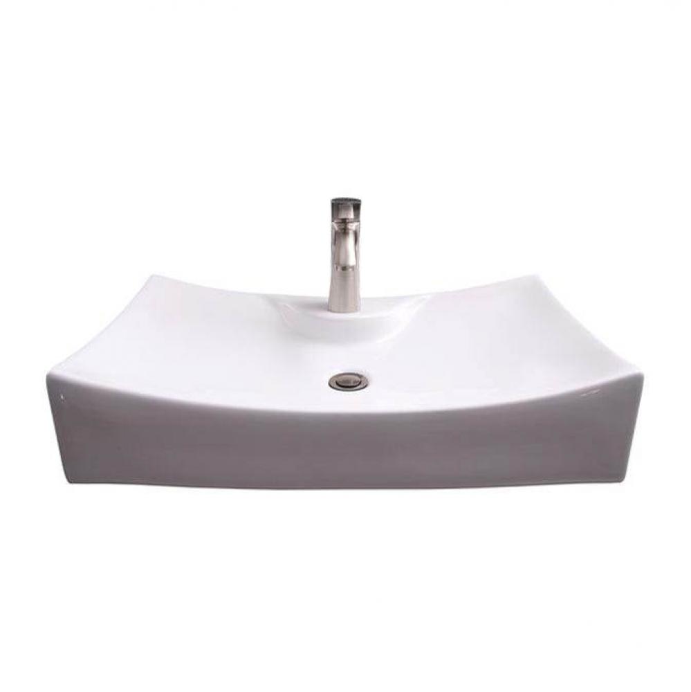 Chalmers Wall Hung 26'', 1-Hole, Rect, WH