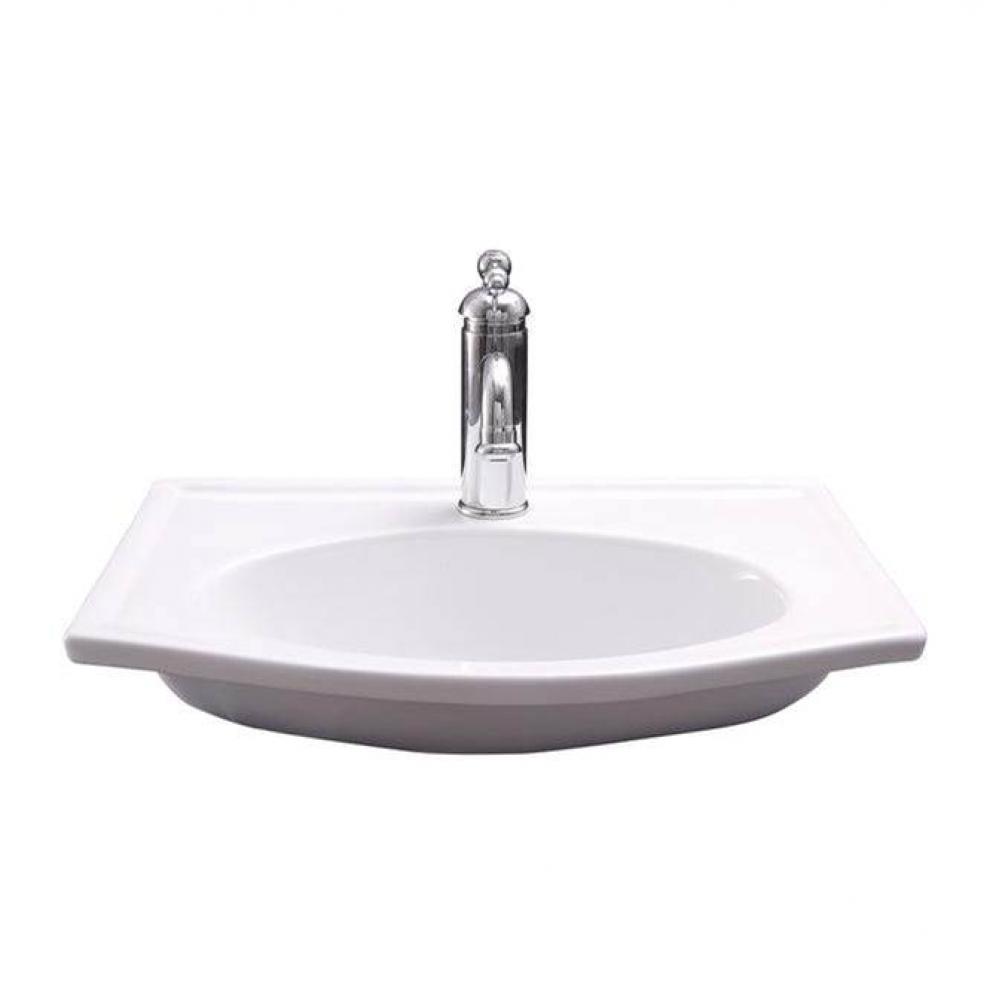 Carlisle Wall Hung 20'', No Faucet Holes, WH