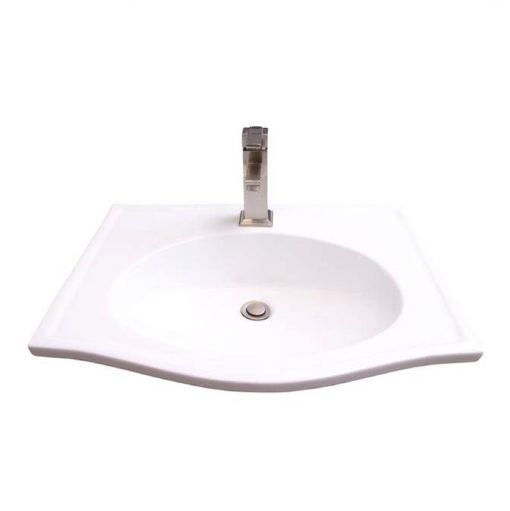 Carlisle Wall Hung 24-1/2'', No Faucet Holes, WH