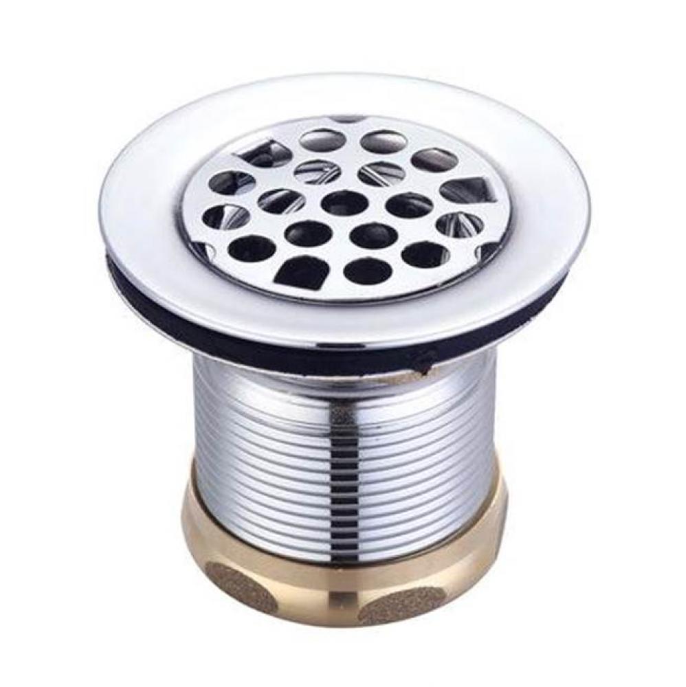 Bar Sink Drain 2'' with SteelGrid,Polished Chrome