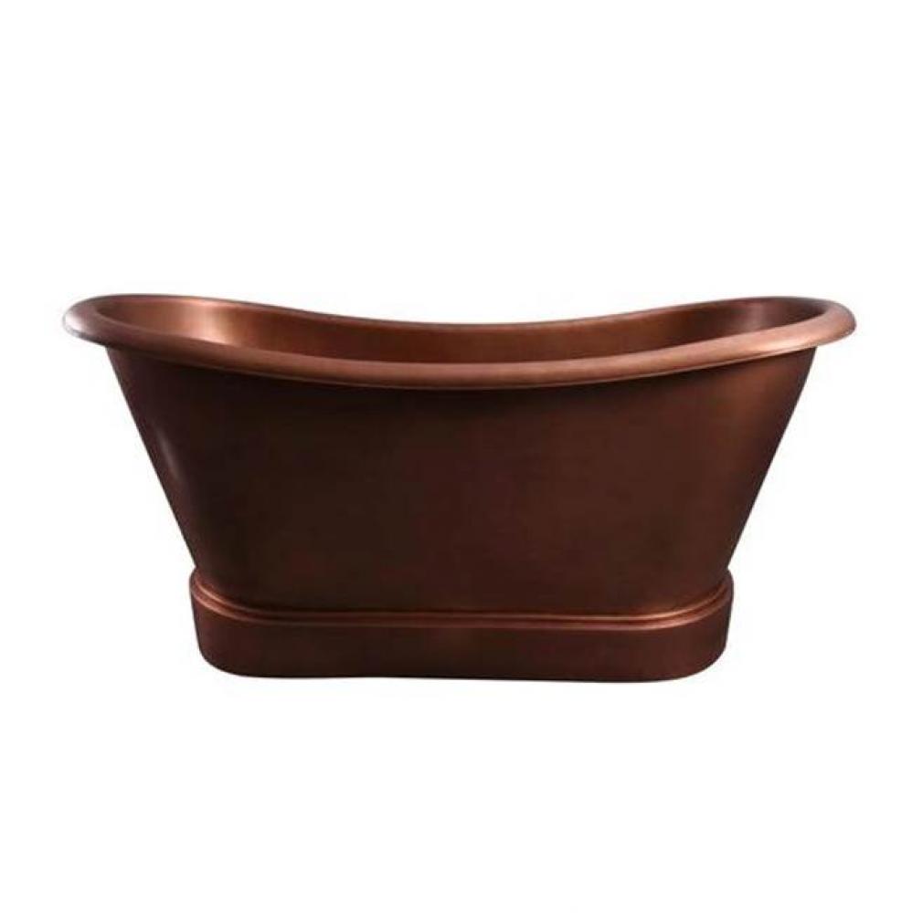 Calumet Copper Dbl Slipper66'' No Holes, Smooth Antique