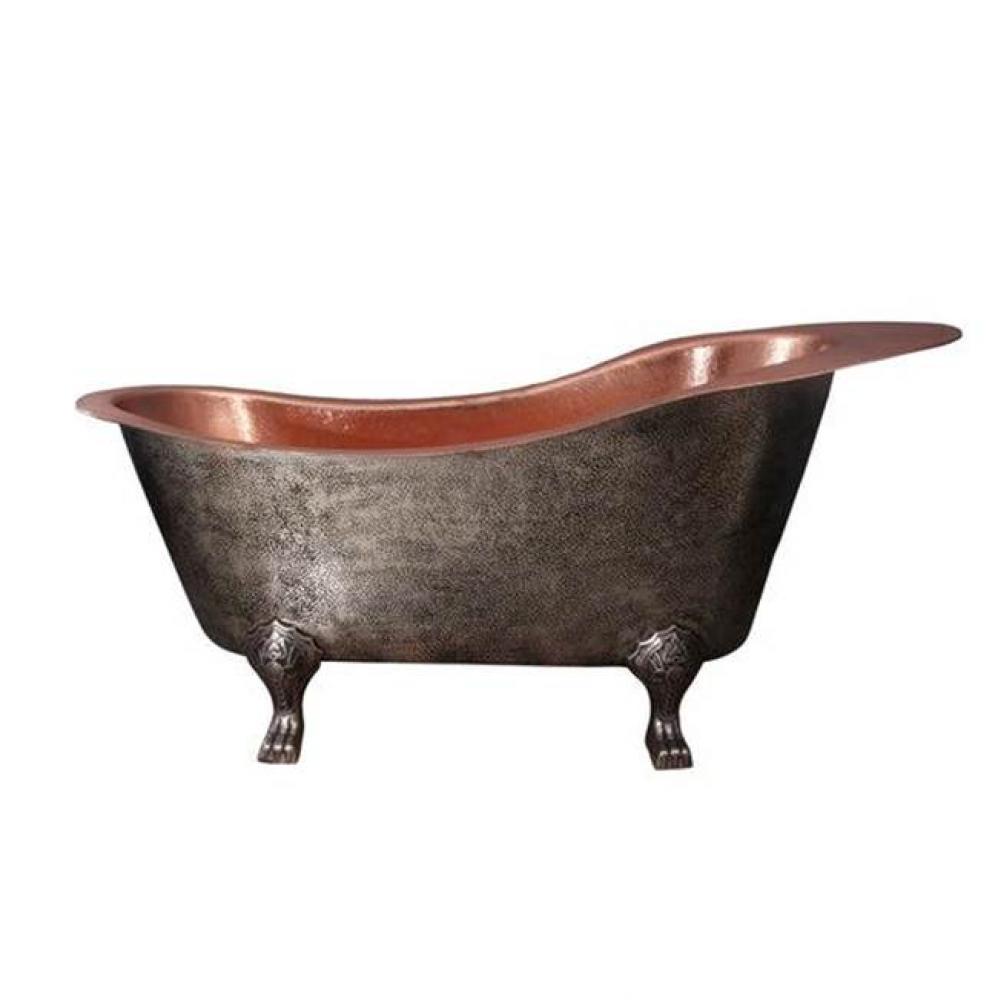 Naples73'' Slipper Copper,Feet Bright Int,NoHoles,Right OF,AC