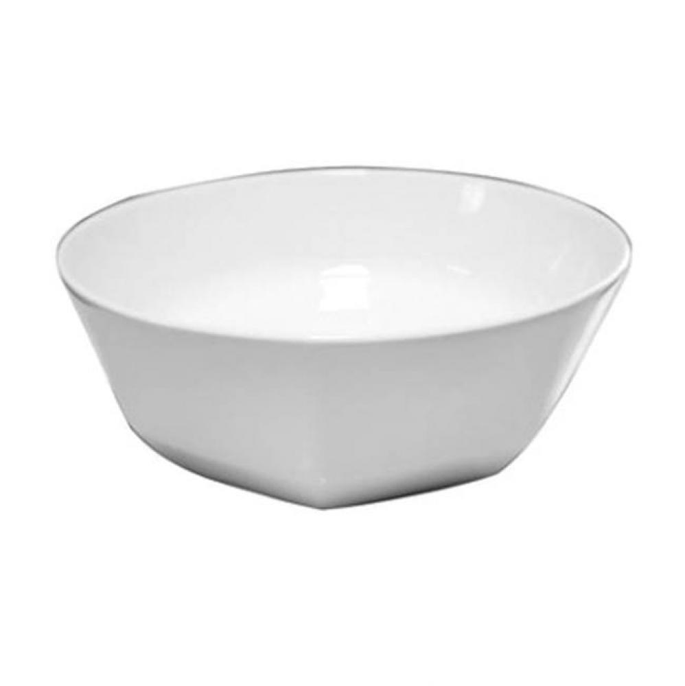 Andelle 14'' Circular Basin, White