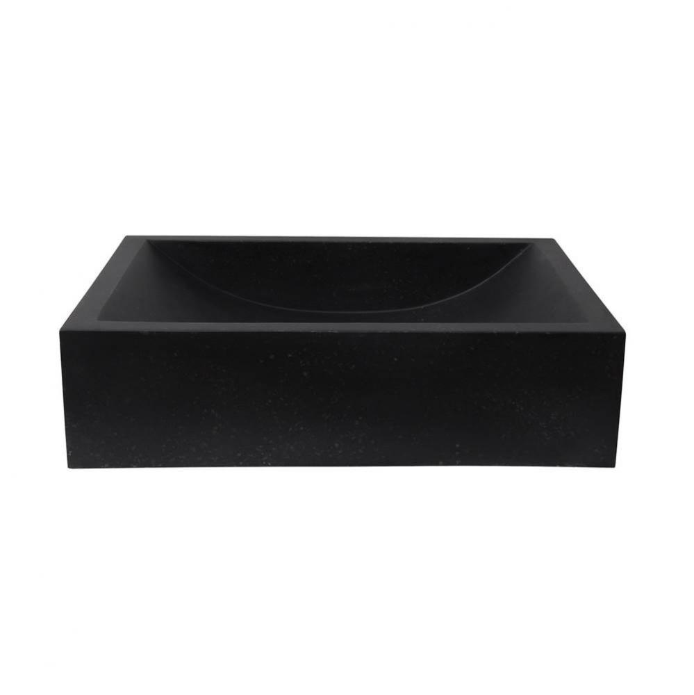 Eldon Rect Above Counter Basin Black Terrazzo