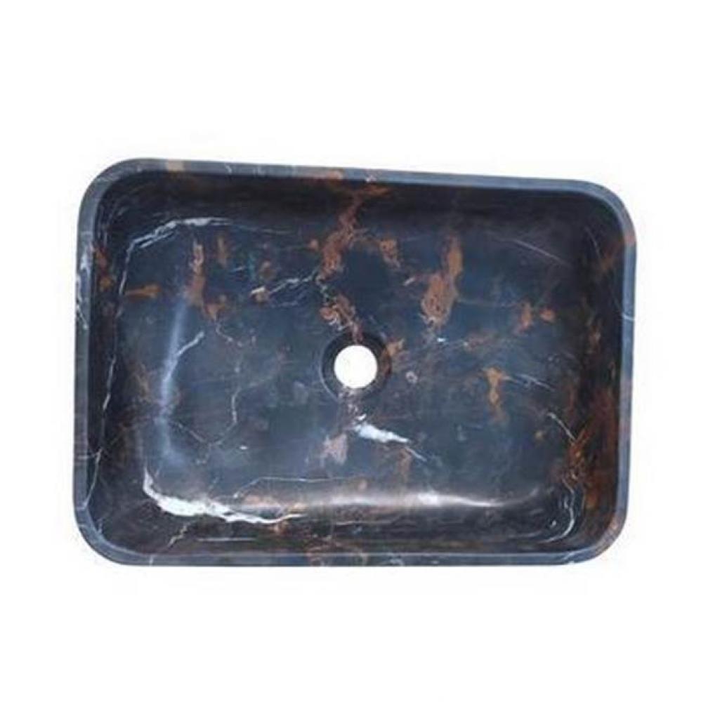 Maxton Rect Sink, 18'' Honed King Gold Marble