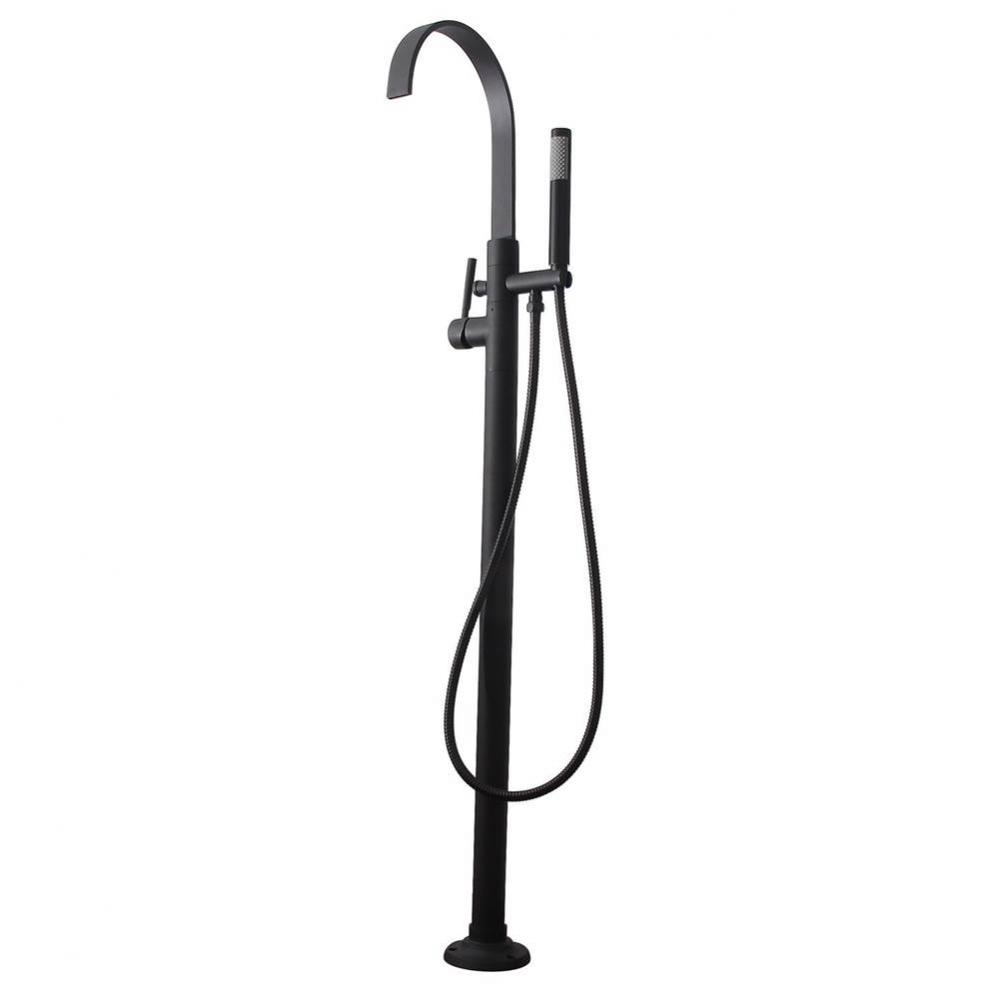 Tessa Freestanding Tub Filler Matte Black