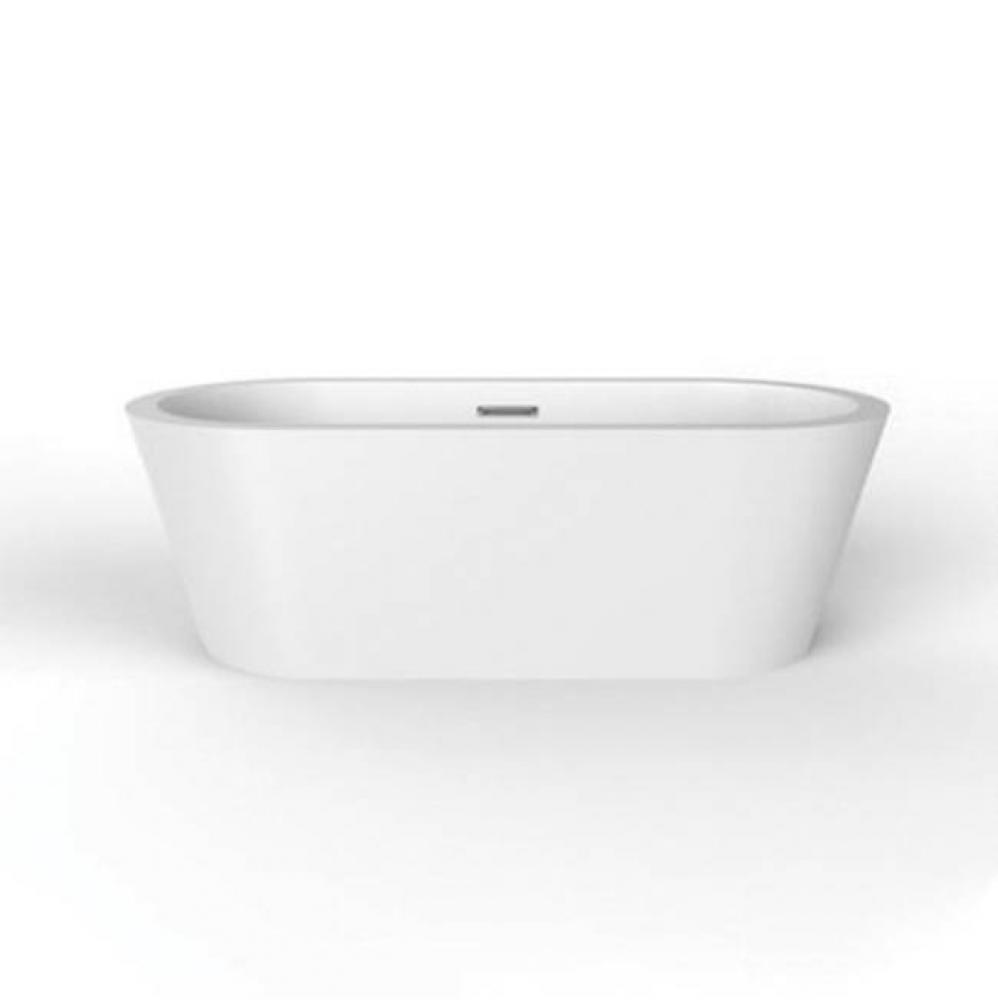 Rosario 70'' Freestanding Ac Wh Tub,W/Internal Drain And Of Mb