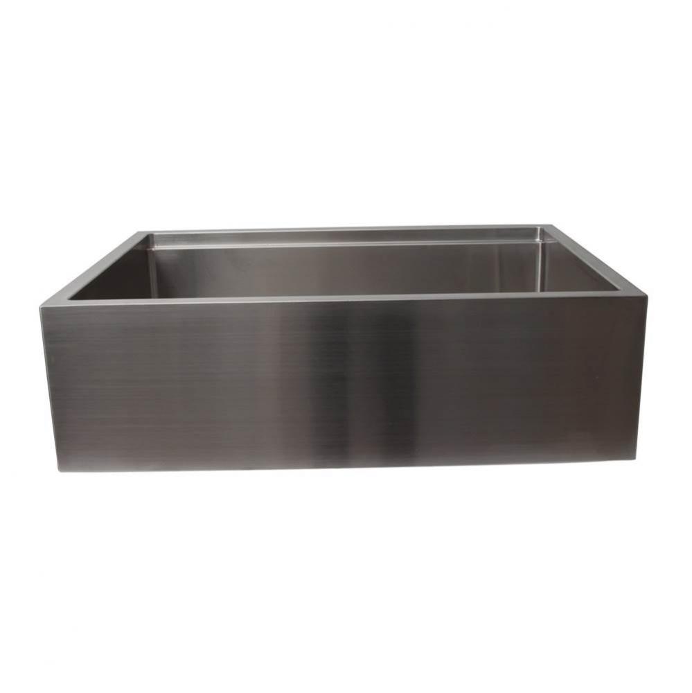 Bailey 33'' Stainless SteelSngle Bowl Farmer Sink w/Ledge