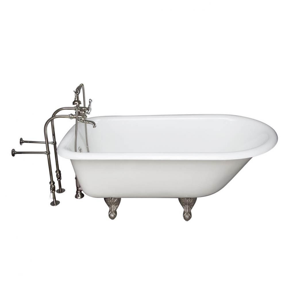 Tub Kit 67'' CI Roll Top, TubFiller, Supplies, Drain-PN