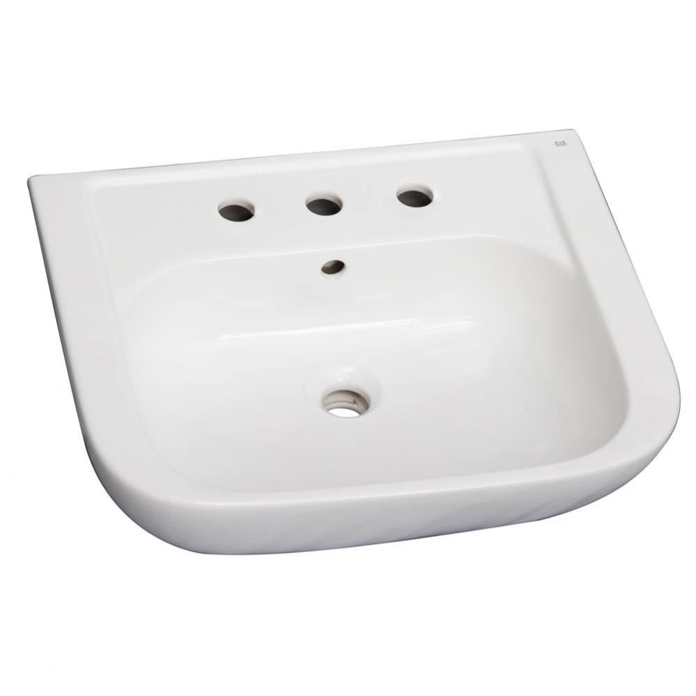 Caroline 550 Basin only, White-8'' Widespread