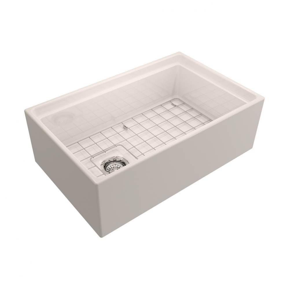 Crofton 30'' Fireclay Single BoBowl Farmer Sink for Acce,BQ