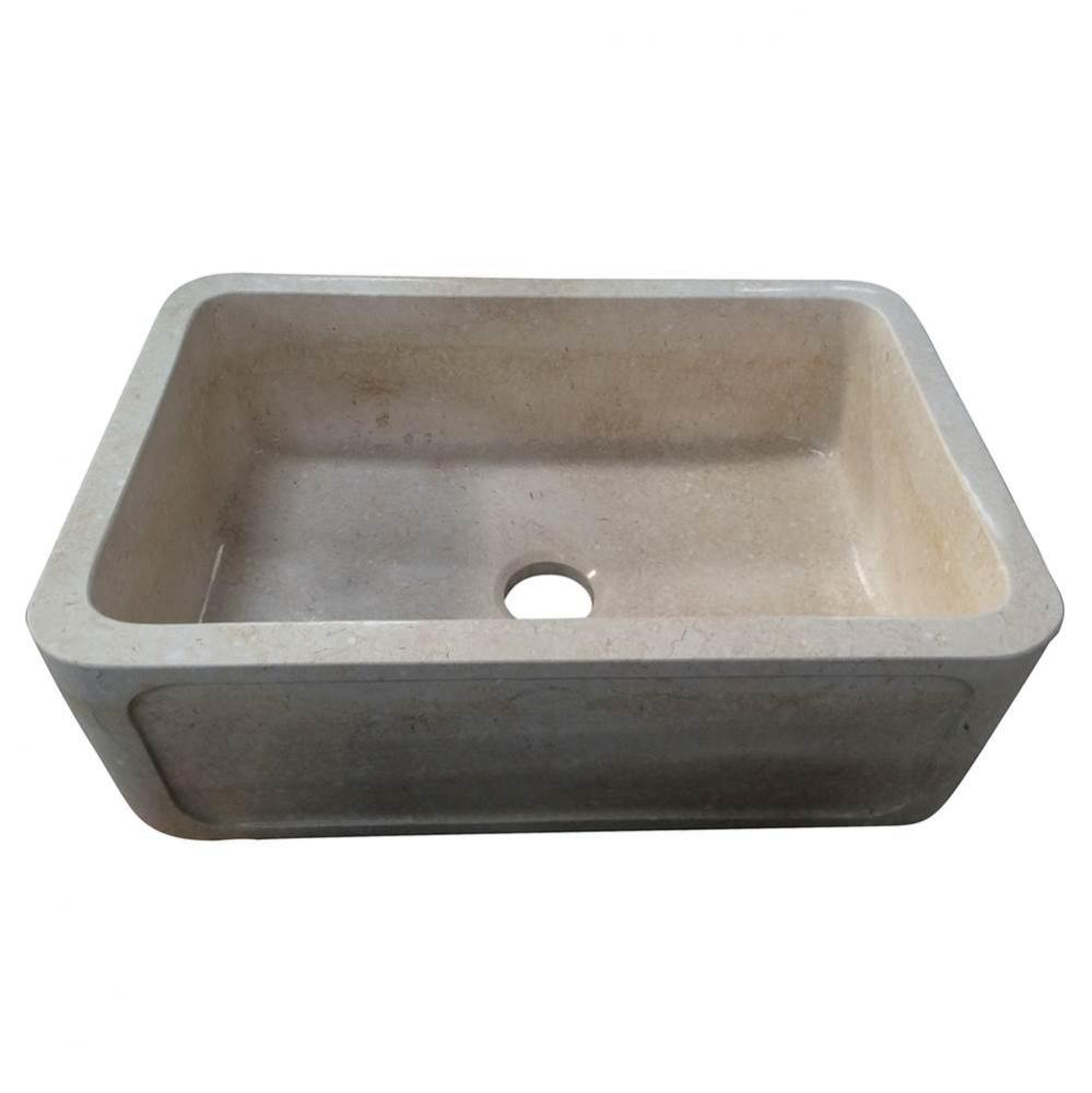 Chardonnay 30'' Marble SingleBwl Farmer Sink, MPGA