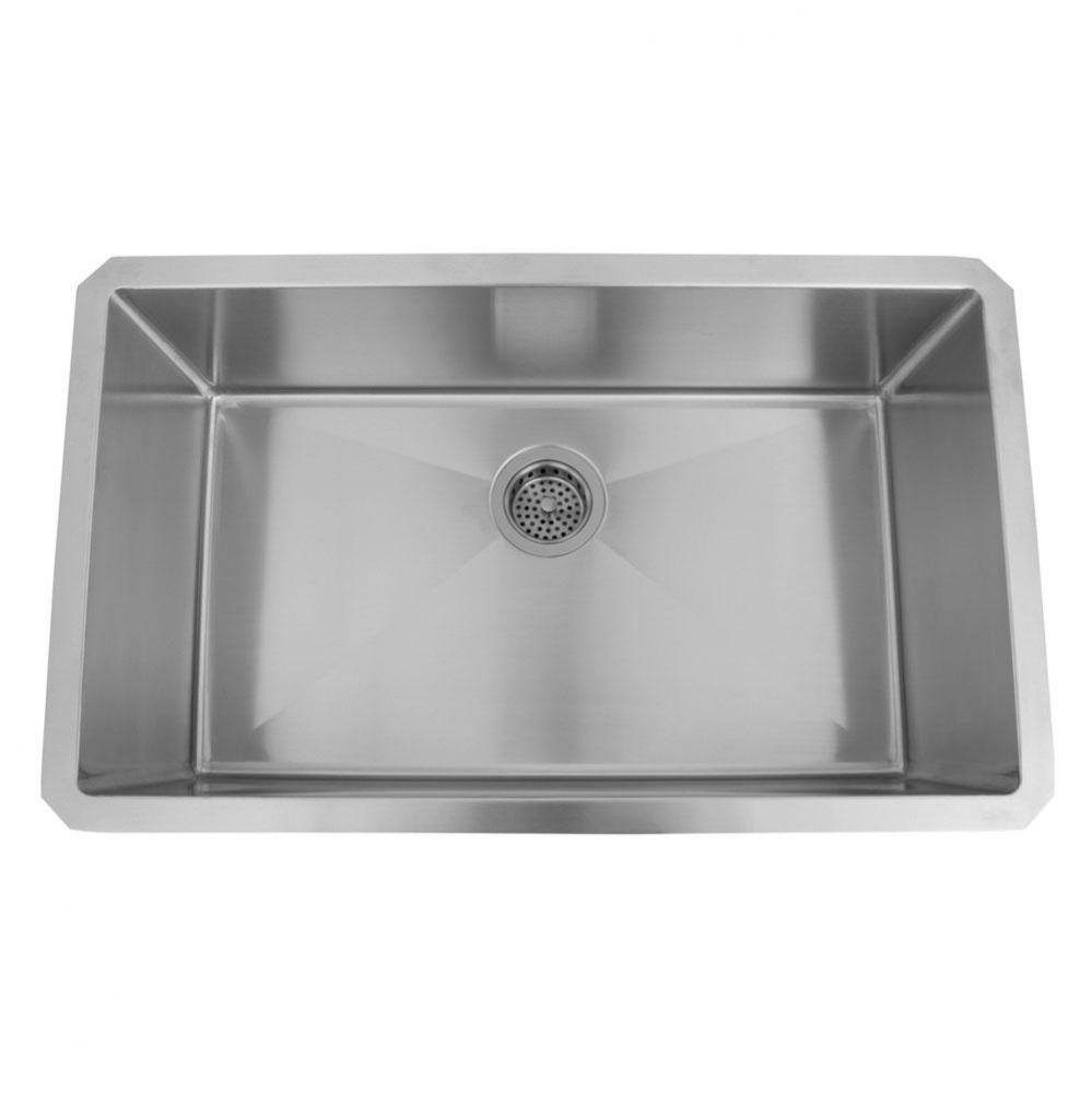 Donahue 30'' SS WideRectangular Undermount Sink