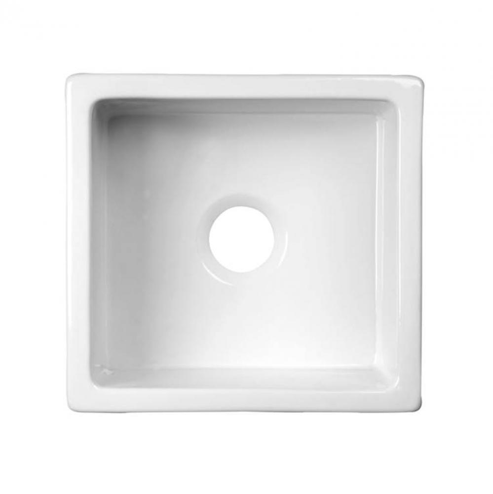 Silvia Large Fireclay Kitchen Sink, White