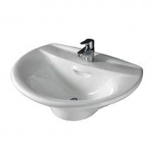 Barclay 4-138WH - Venice 650, Wall-Hung Basin8'' ws, White