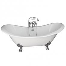 Barclay TKCTDSN-CP3 - Tub Kit 71'' CI Dbl SlipperFiller, Supplies, Drain-Chrome