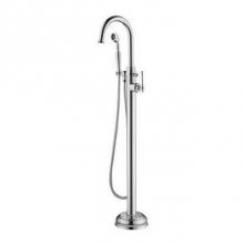 Barclay 7976-CP - LeBaron Freestandng Tub Filler  w/HS, Polished Chrome