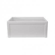 Barclay FSSB1106-WH - Chapman 36'' Fireclay SingleBowl,Center Drain, White