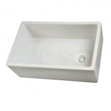 Barclay FS30 - 30'' Farmer Sink, 29 1/2''w x 18''d x 10''h,  White