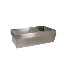 Barclay FSSDB2504-SS - Corazon 33'' Stainless Steel60/40 Dbl Bowl Farmer Sink