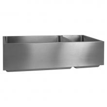 Barclay FSSDB2520-SS - Deverell 36'' Stainless Steel70/30 Dbl Bowl Farmer Sink