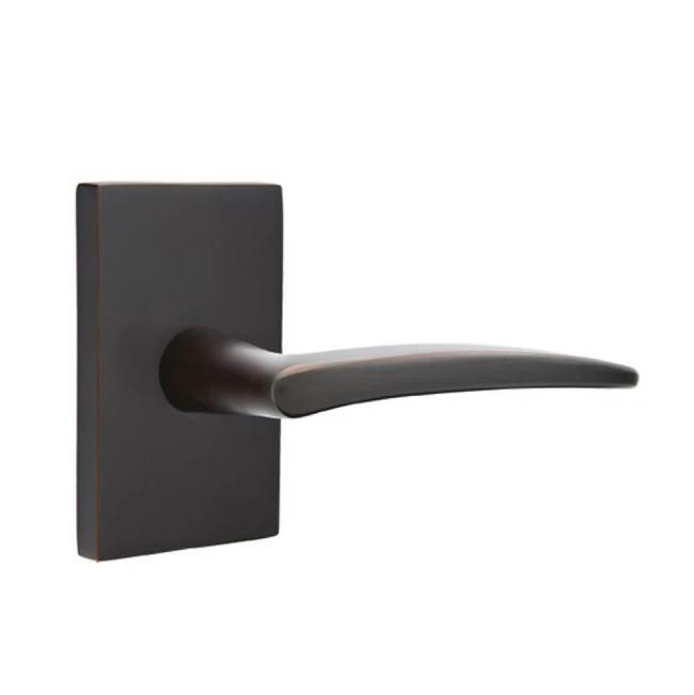 Passage, Modern Rectangular Rosette, Poseidon Lever, LH, US10B
