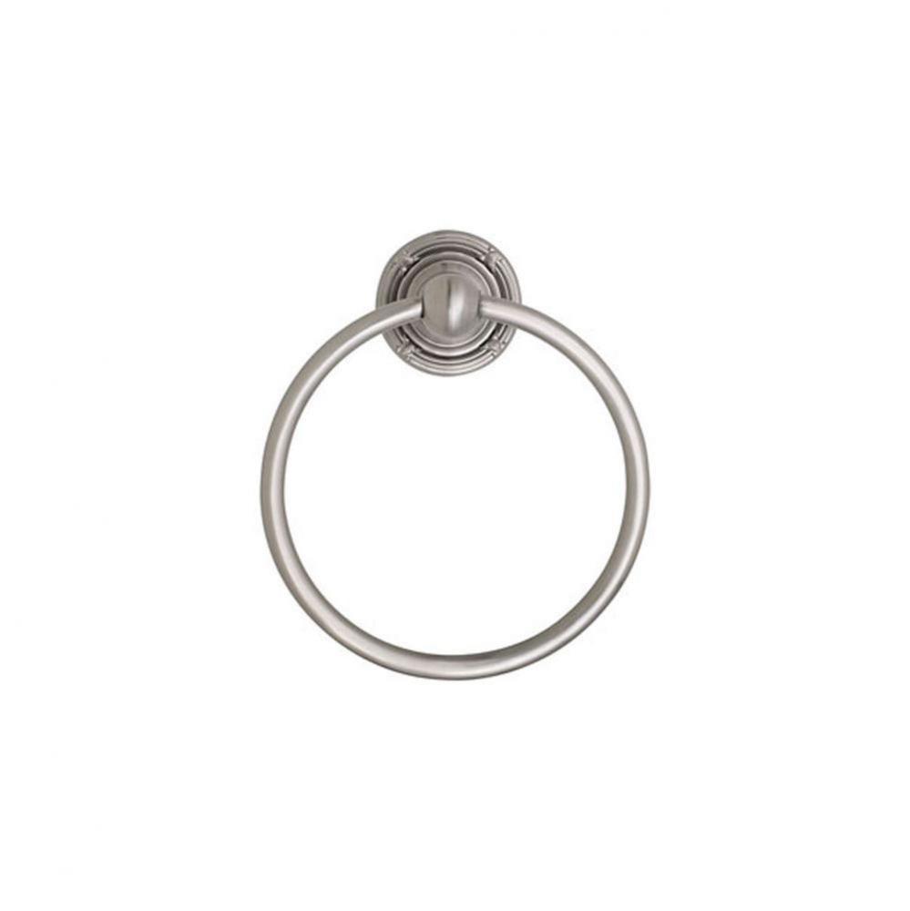 Brass Towel Ring, No.8 Rosette, 6-7/8'', US10B