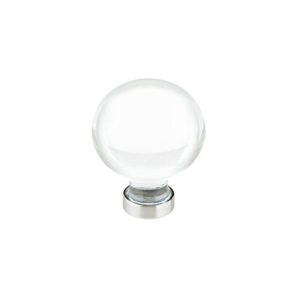 Bristol Crystal Knob, 1-1/4'', US15