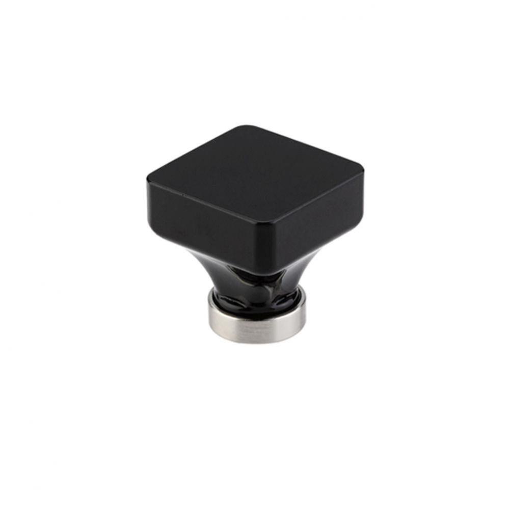 Lido Wardrobe Knob, Black, 1-5/8'', US10B