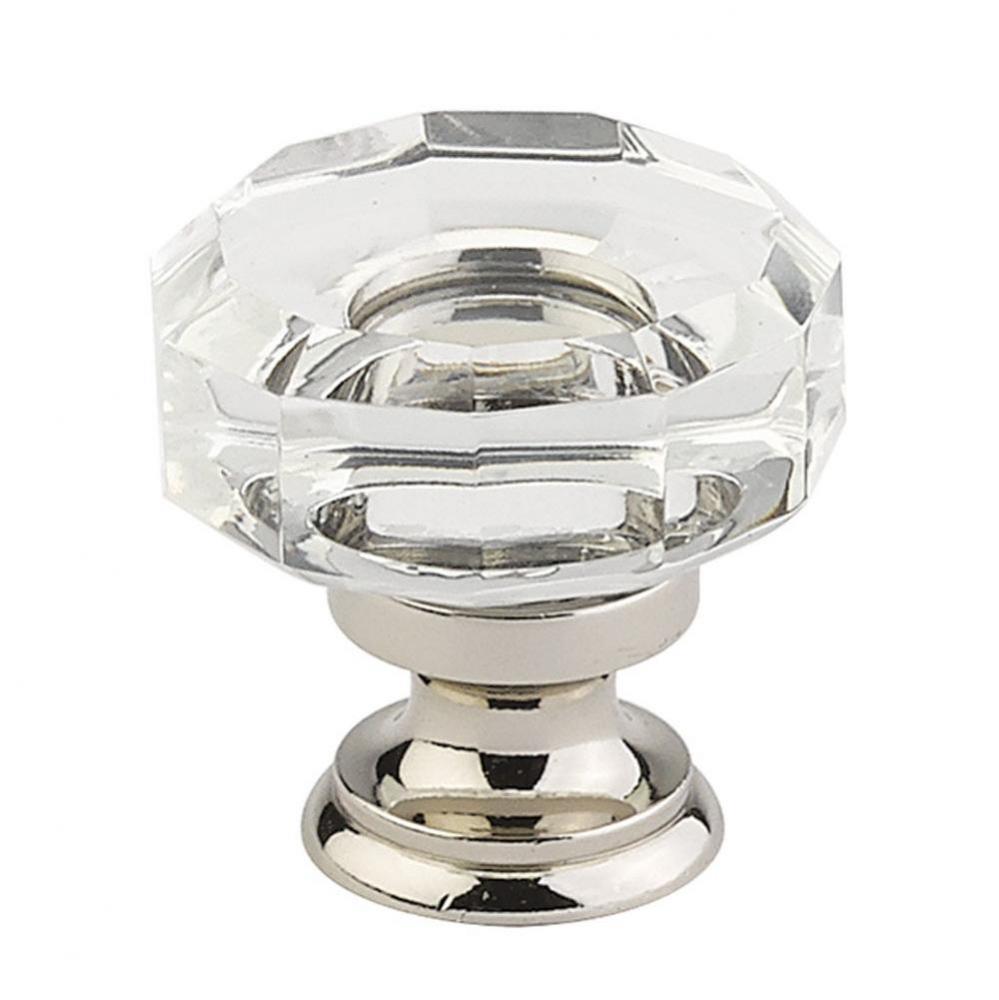 Lowell Crystal Knob, Cabinet, 1-3/8'', US19