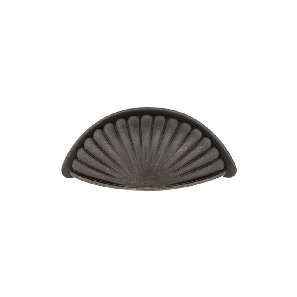 Tuscany Bronze Fluted Bin Pull, 4'' C-C, MB