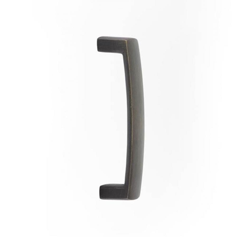 Concealed Surface Mount, Modern Arched Bronze 8'' Pull, MB