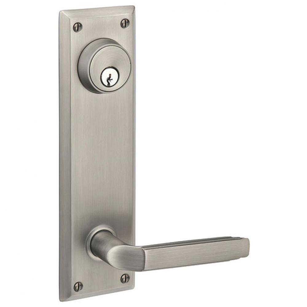 Dummy Pair Keyed, Sideplate Locksets Quincy 5-1/2'' Center to Center Keyed, Wembley Leve